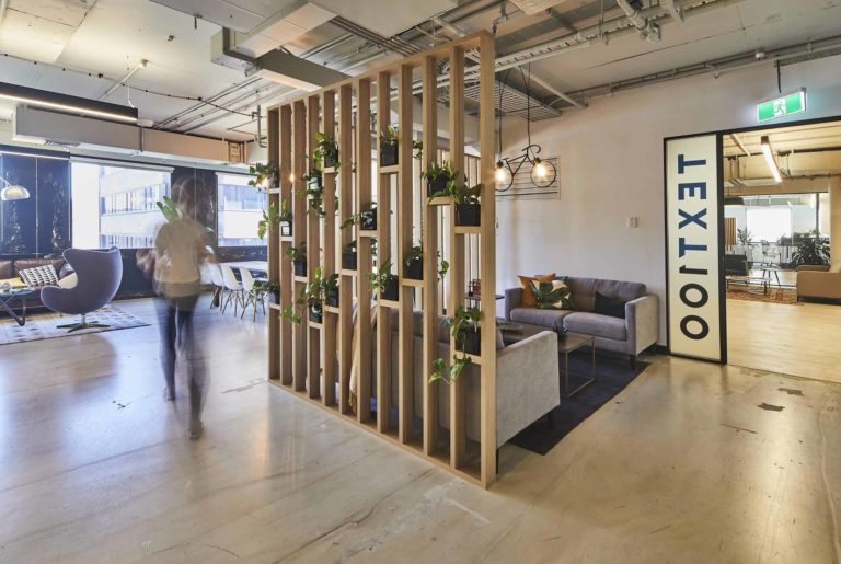 indoor plants office interior design fitout in Sydney