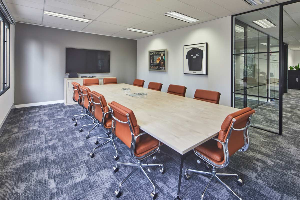 large meeting room commercial fit out office