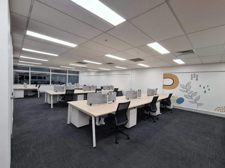 large office open working space fitout