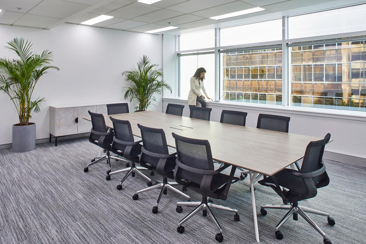 large meeting room commercial fit out office
