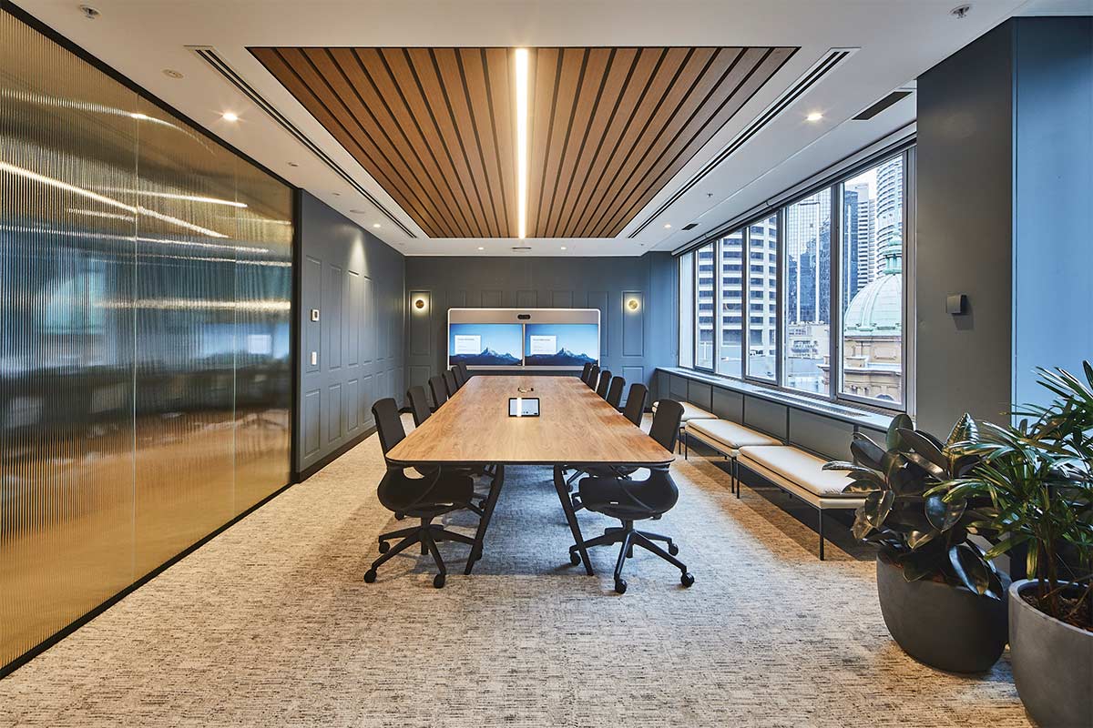 office lighting solutions in meeting room