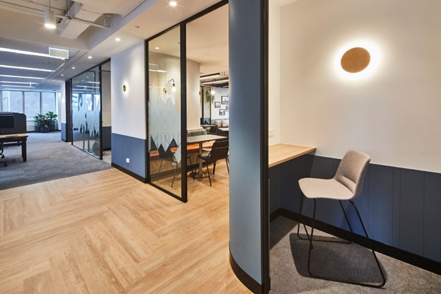 meeting rooms in modern office fitout