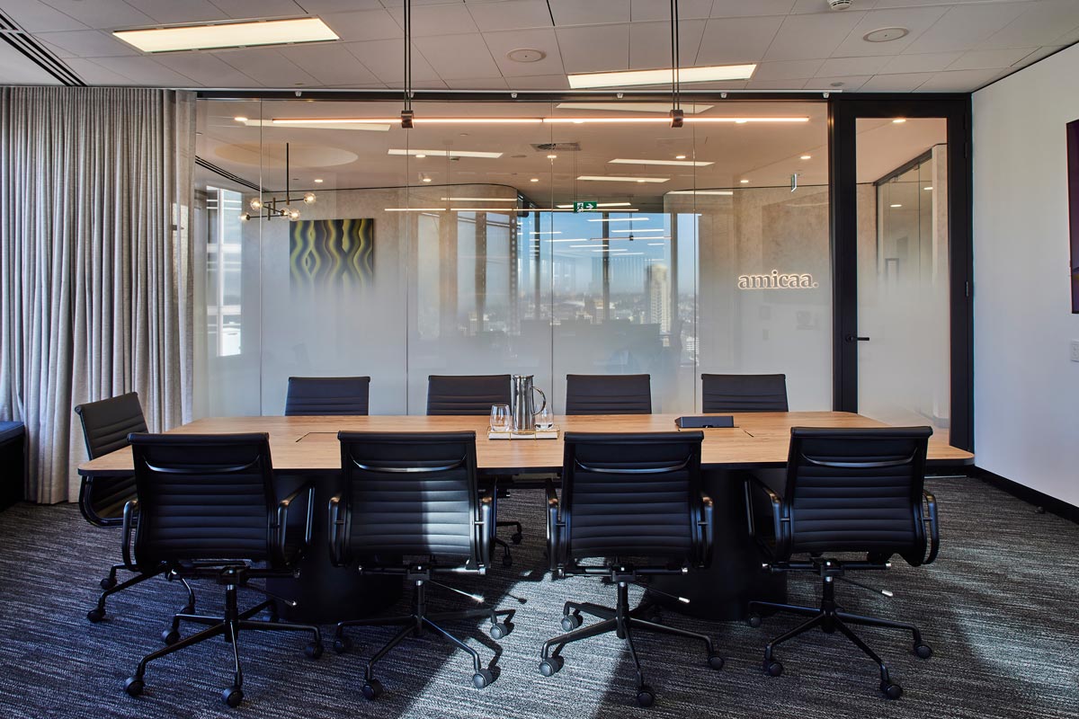 Amicaa Office Fitout Project by Vestra in Sydney