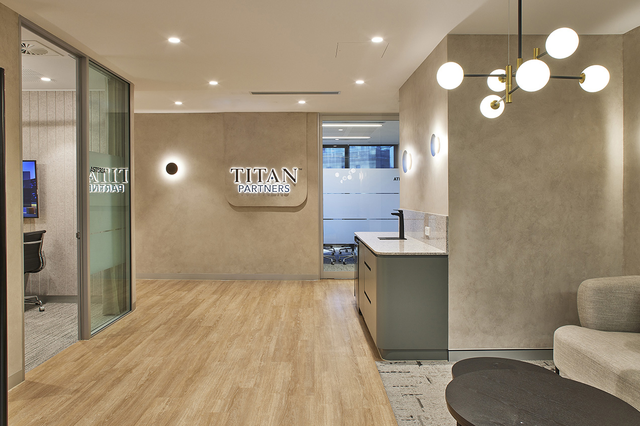 Titan Partners Workspace Planning by Vestra in Sydney